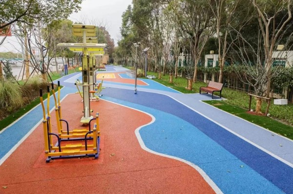闵行又一个口袋公园完成改造 上新了一批智能化健身器械就在……